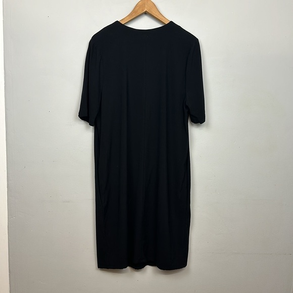 Universal Standard Marilyn Black Shift Dress Sz L - Picture 7 of 11